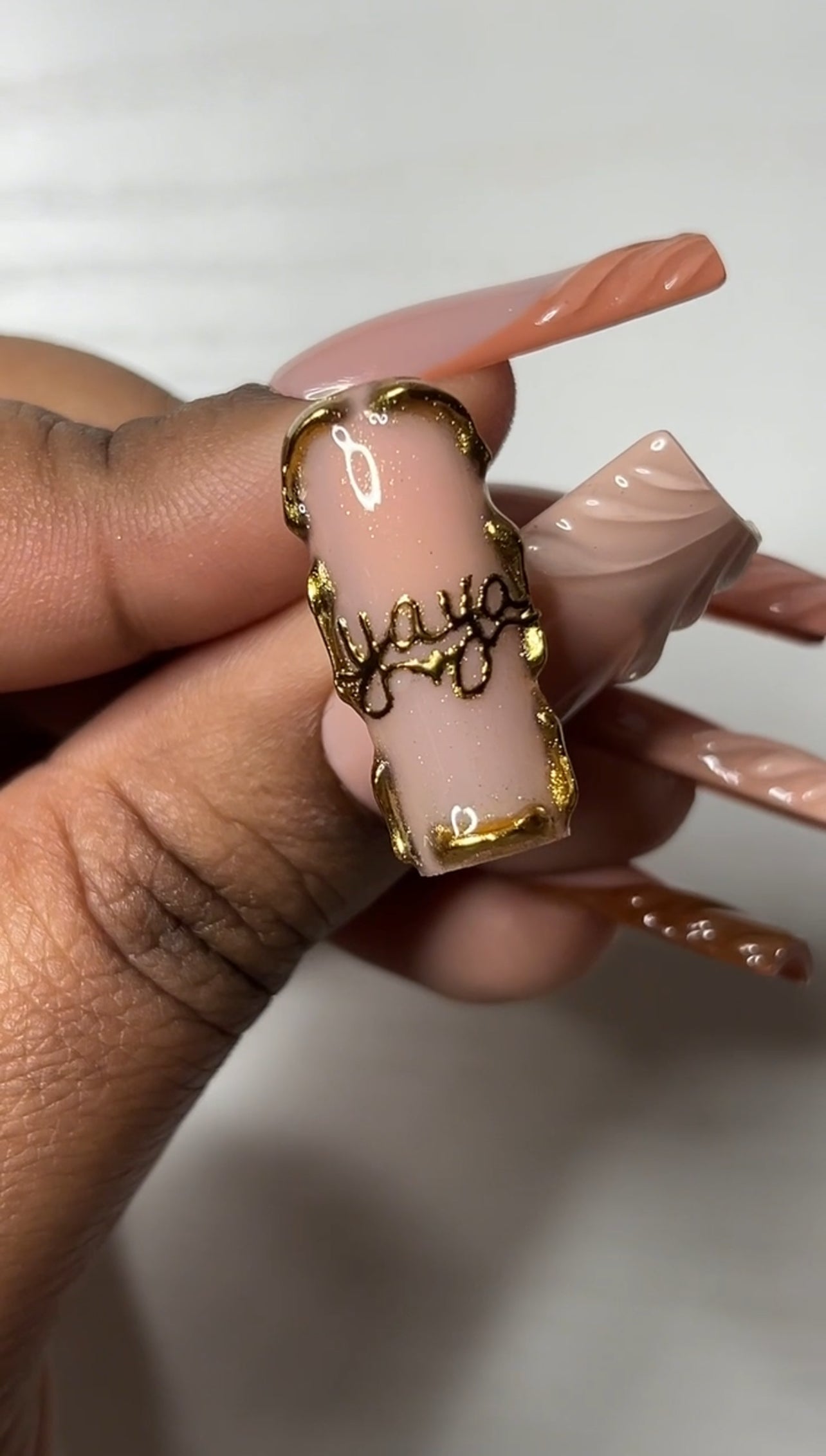 Bamboo frame nameplate (Add On)